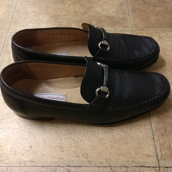 Sandro Moscoloni 9.5M horsebit black driver loafer - Picture 2 of 10